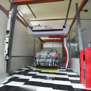 Efficient, intelligent, contactless, fully automatic car washing machine