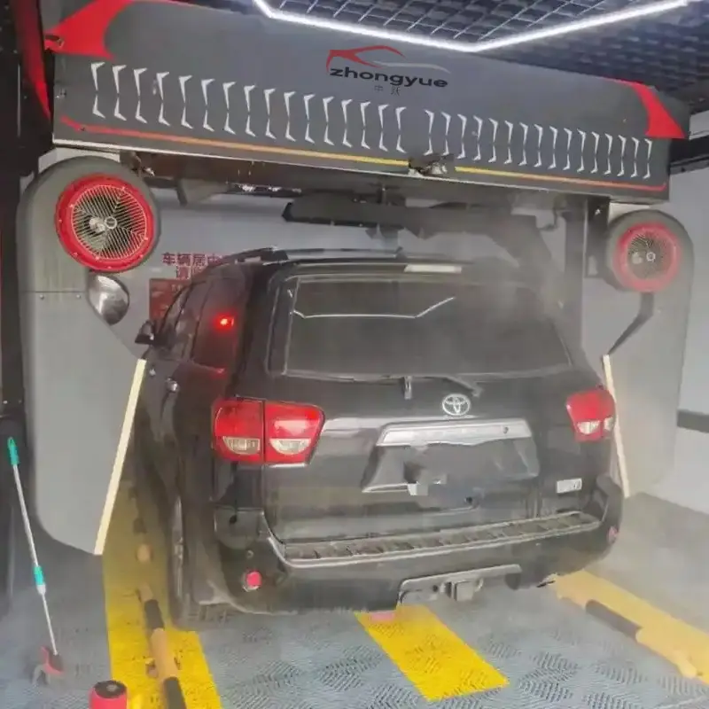 How can a fully automatic car washing machine improve the washing effect?