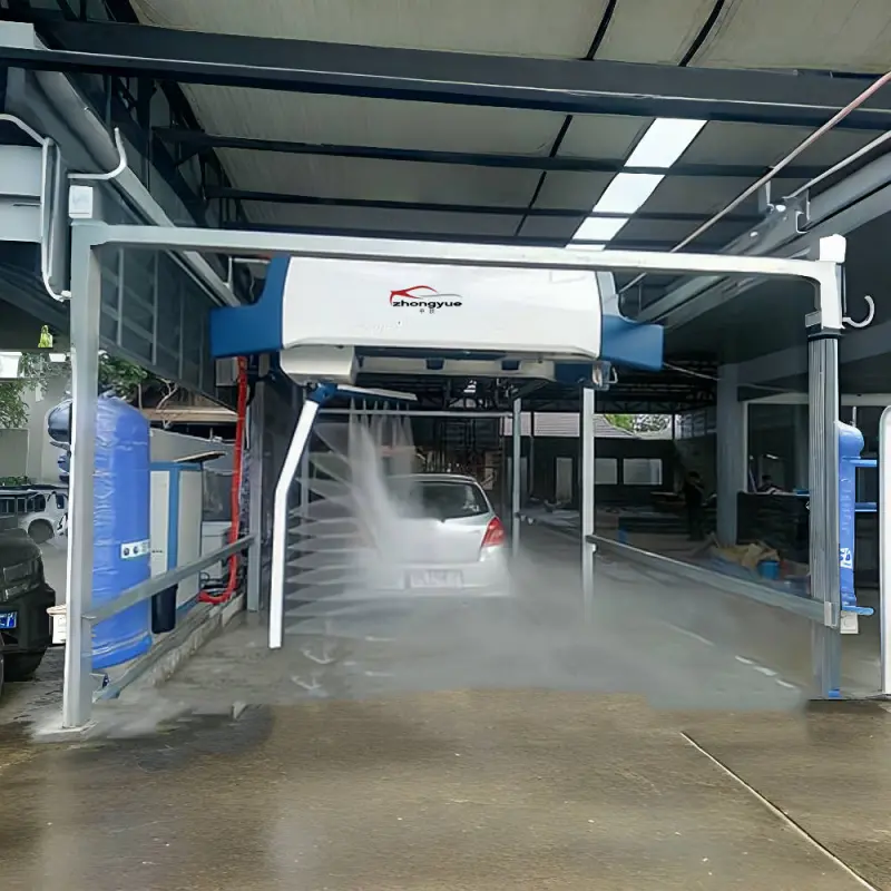 Efficient, intelligent, contactless, fully automatic car washing machine